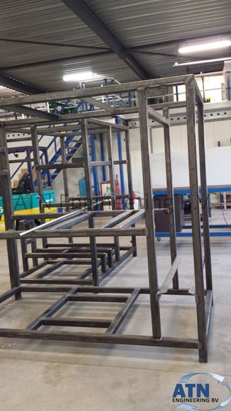 Frames for degassing machines